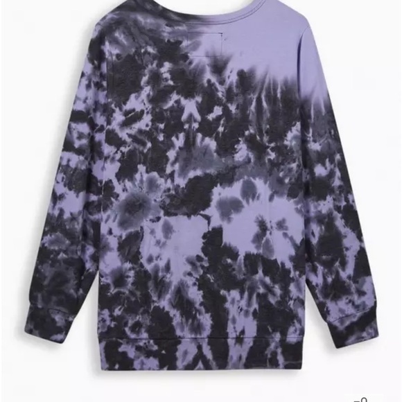 Torrid Tie Dye Wednesday Sweatshirt. Size 1 - Picture 7 of 8